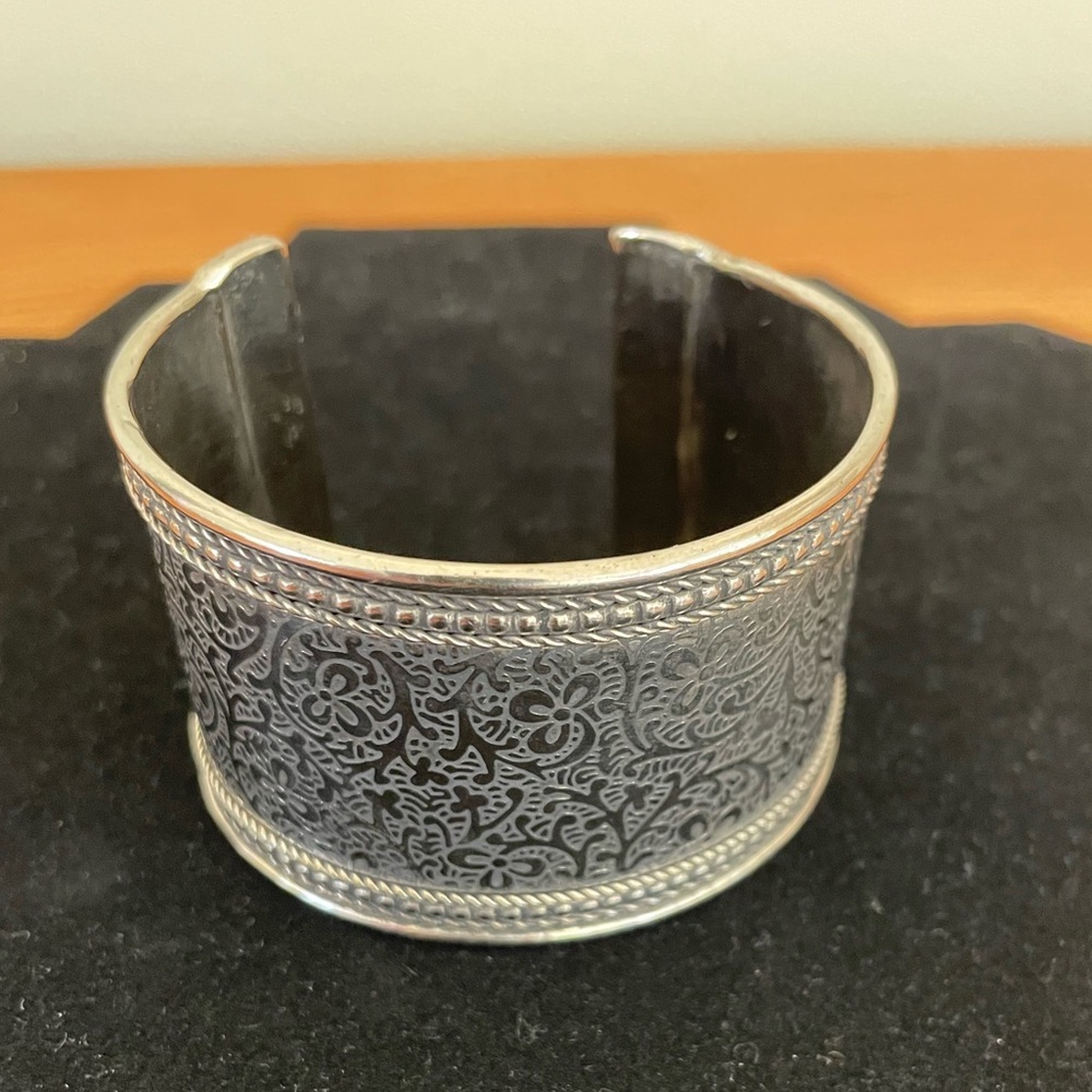 Metal Impressions Cuff, India